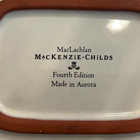 MacKenzie-Childs MacLachlan Serving Platter - Picture 4 of 9